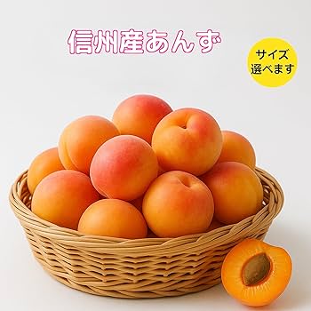 Amazon | 信州産 生あんず アプリコット 杏 加工用 クール便 (1